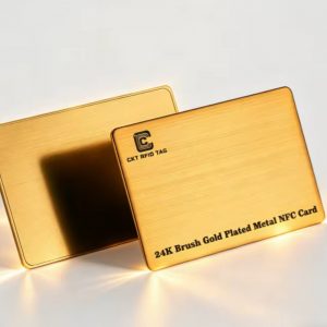 Programmable Metal NFC Business Cards for Smartphones