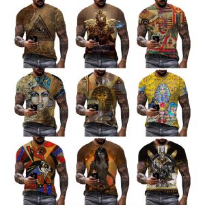 Ancient Egyptian (KMT) 3D Printed Jersey Shirt (unisex) (quick-dry) (breathable)